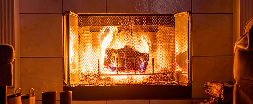 Mendota Hearth Landscape Fireplace Installation in San Pablo, California