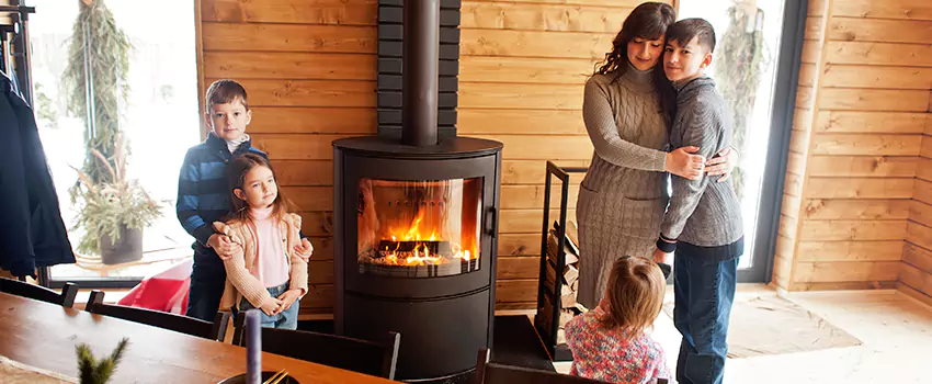 Morso Cast Iron Fireplace Insert Installation in San Pablo, California