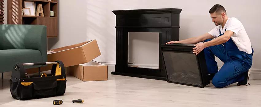 Old Rusted Metal Fireplace Repair And Replacement in San Pablo, CA